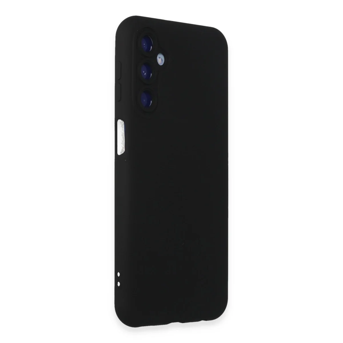 Northcity Galaxy M34 5G Nano İçi Kadife Silikon Kılıf - Siyah (Tam Koruma)