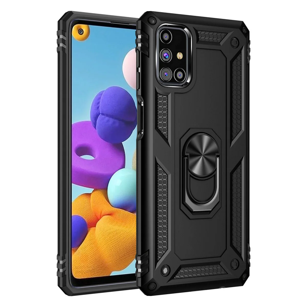 Northcity Galaxy M51 Kılıf Siyah - TPU Korumalı ve Mıknatıs Uyumlu