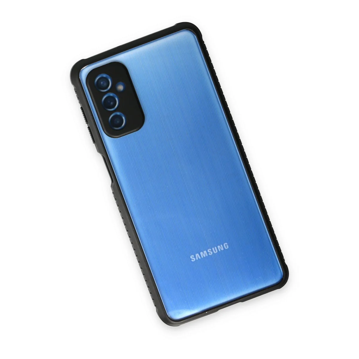 Northcity Galaxy M52 5G Miami Şeffaf Silikon Kılıf - Siyah