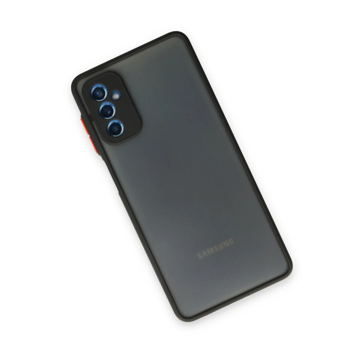 Northcity Galaxy M52 5G Montel Silikon Kılıf Siyah - Kamera Korumalı, Darbe Dayanıklı ve Şık Tasarım