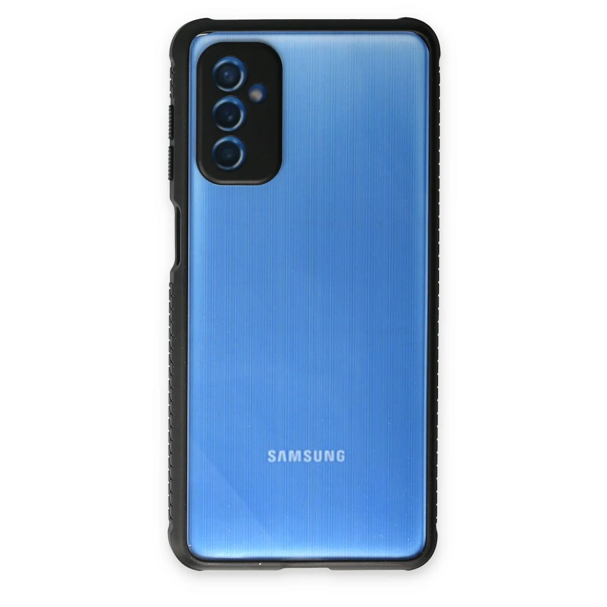 Northcity Galaxy M52 5G Miami Şeffaf Silikon Kılıf - Siyah