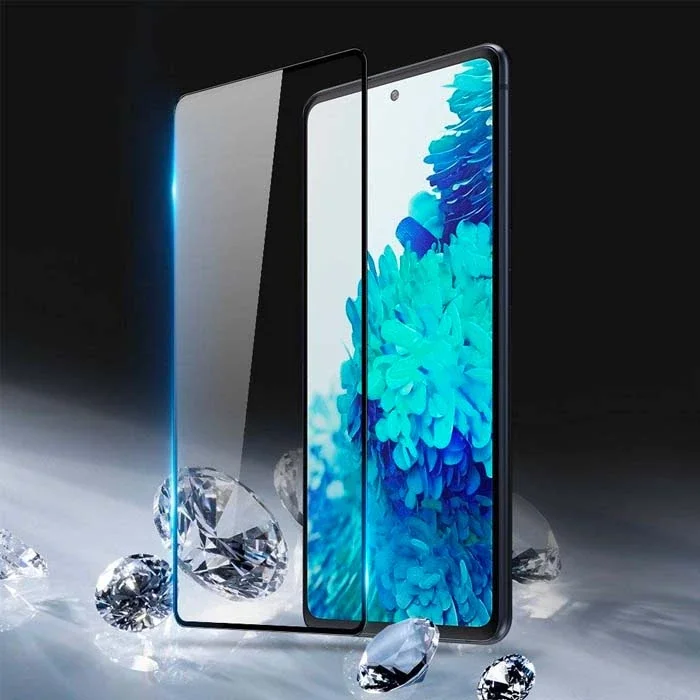 Galaxy S20 FE Lite 9H Full Kaplama Cam Ekran Koruyucu - Kırılmaya ve Çizilmeye Karşı