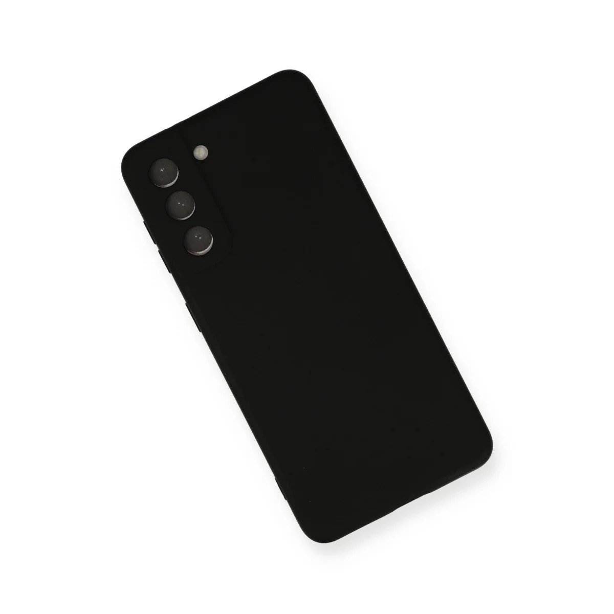 Northcity Galaxy S21 Nano İçi Kadife Silikon Kılıf - Siyah - Yerli Üretim