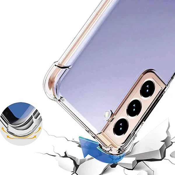 Galaxy S21 - S30 Anti-Drop Shockproof Silikon Kılıf - 1.5mm Darbe Emici TPU