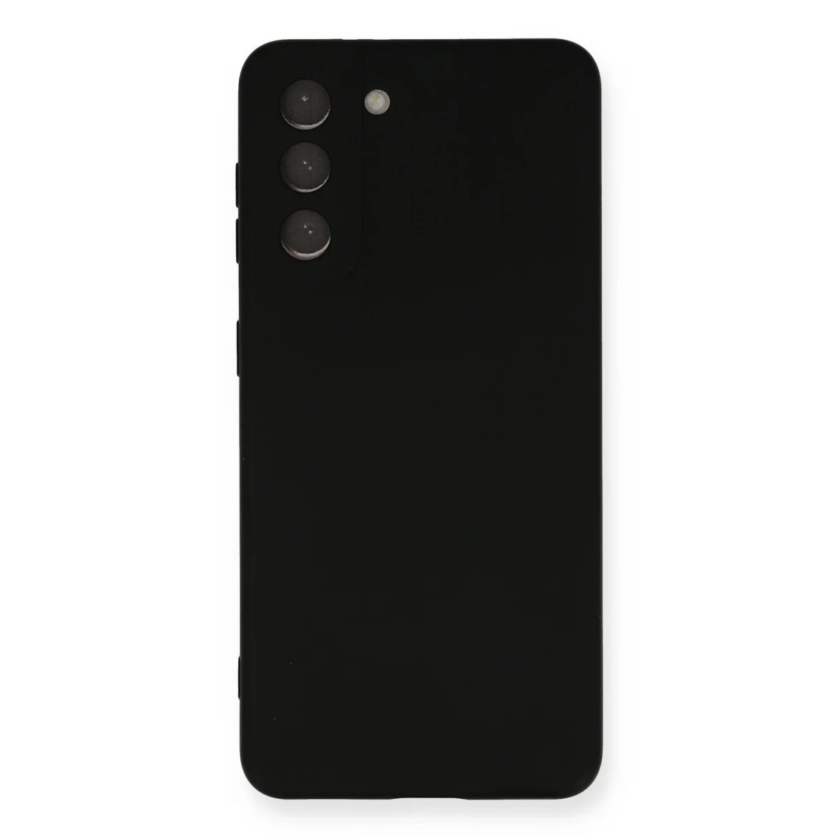 Northcity Galaxy S21 Nano İçi Kadife Silikon Kılıf - Siyah - Yerli Üretim