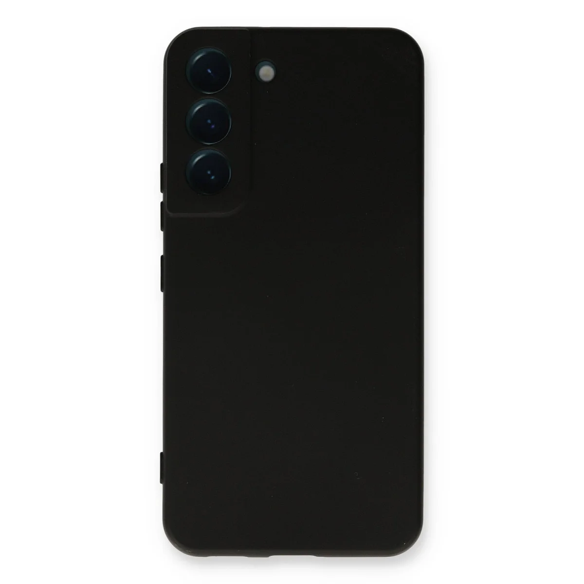 Northcity Galaxy S22 Plus Kadife Silikon Kılıf Nano İçi Su Geçirmez Siyah