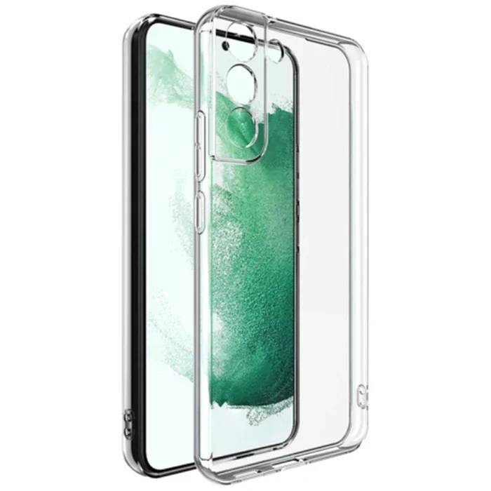 Galaxy S22 Plus Kılıf Şeffaf Kamera Korumalı Ince Silikon - Darbeye Dayanıklı