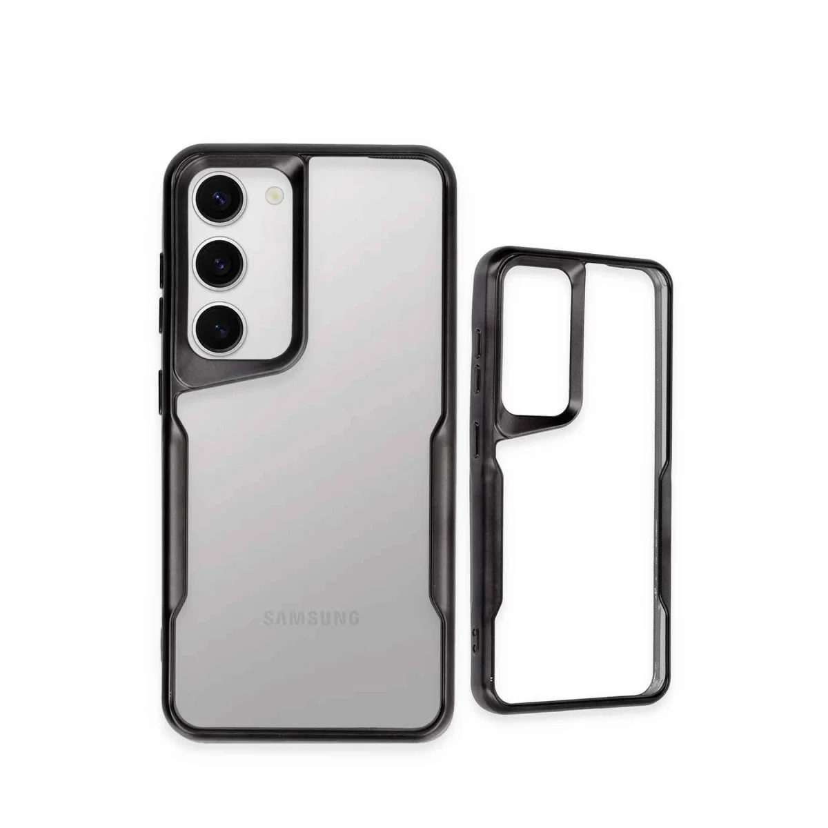 Northcity Galaxy S23 Boyi Silikon Kapak Siyah - Minimalist ve Güvenli Koruma