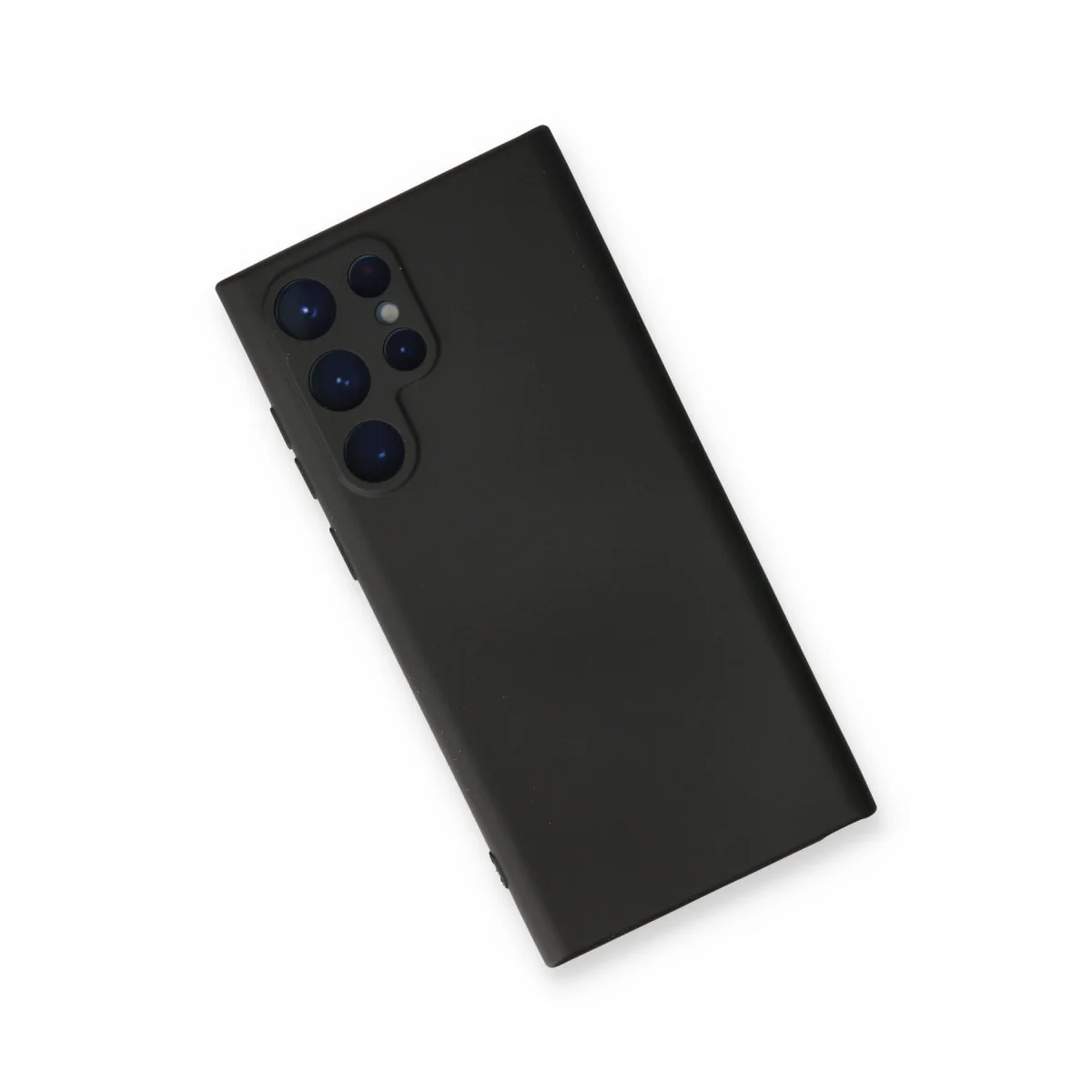 Northcity Galaxy S23 Ultra Nano İçi Kadife Silikon Kılıf - Siyah