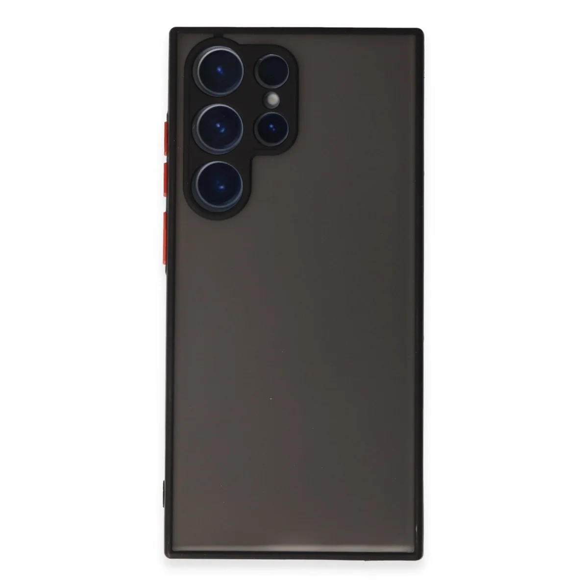 Northcity Galaxy S23 Ultra Montreel Silikon Kılıf Siyah - Kamera Koruma ve Darbe Emici