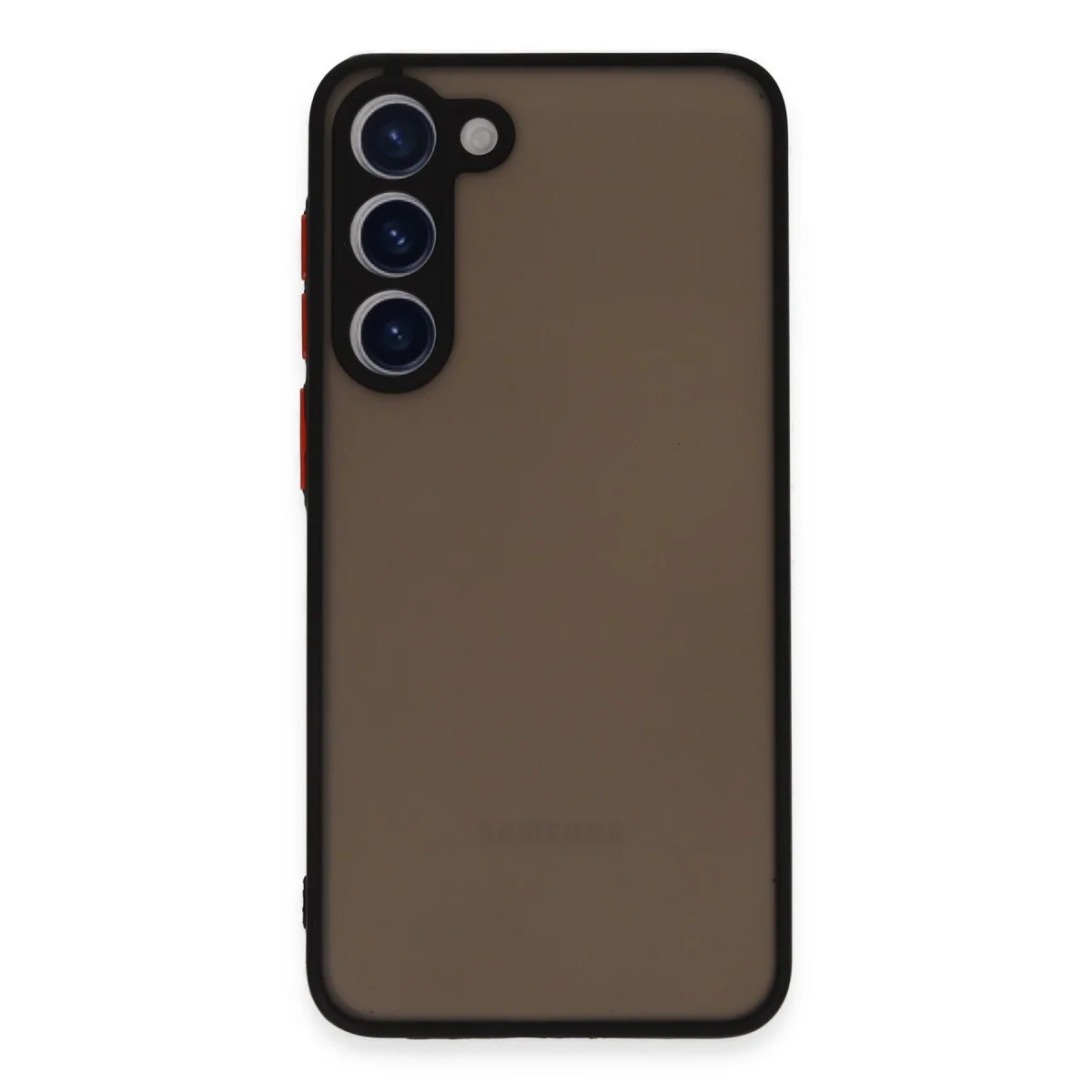 Northcity Galaxy S23 Plus Montreal Silikon Kılıf - Siyah - Yüksek Koruma ve Mat Tasarım