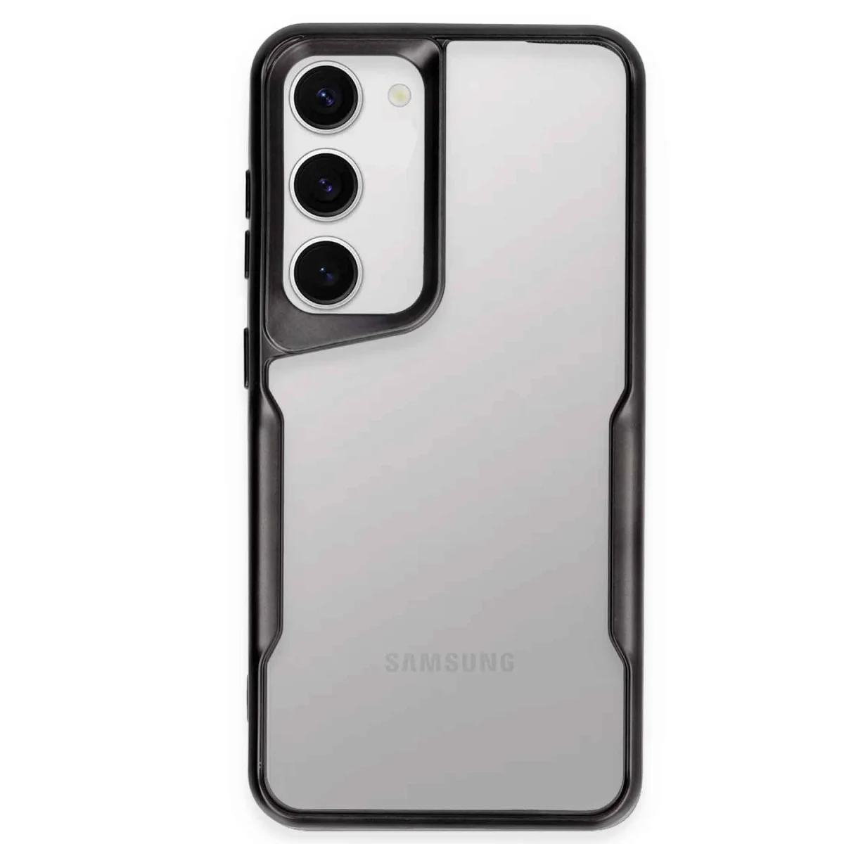 Northcity Galaxy S23 Boyi Silikon Kapak Siyah - Minimalist ve Güvenli Koruma