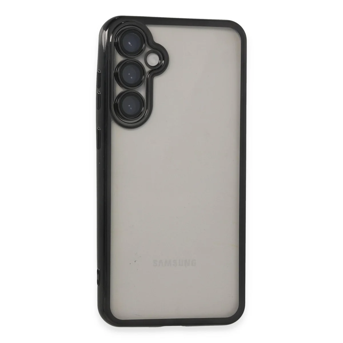 Northcity Galaxy S23 FE Razer Lensli Silikon Kılıf - Siyah - 4 Köşe Hava Yastığı ve Kamera Koruması