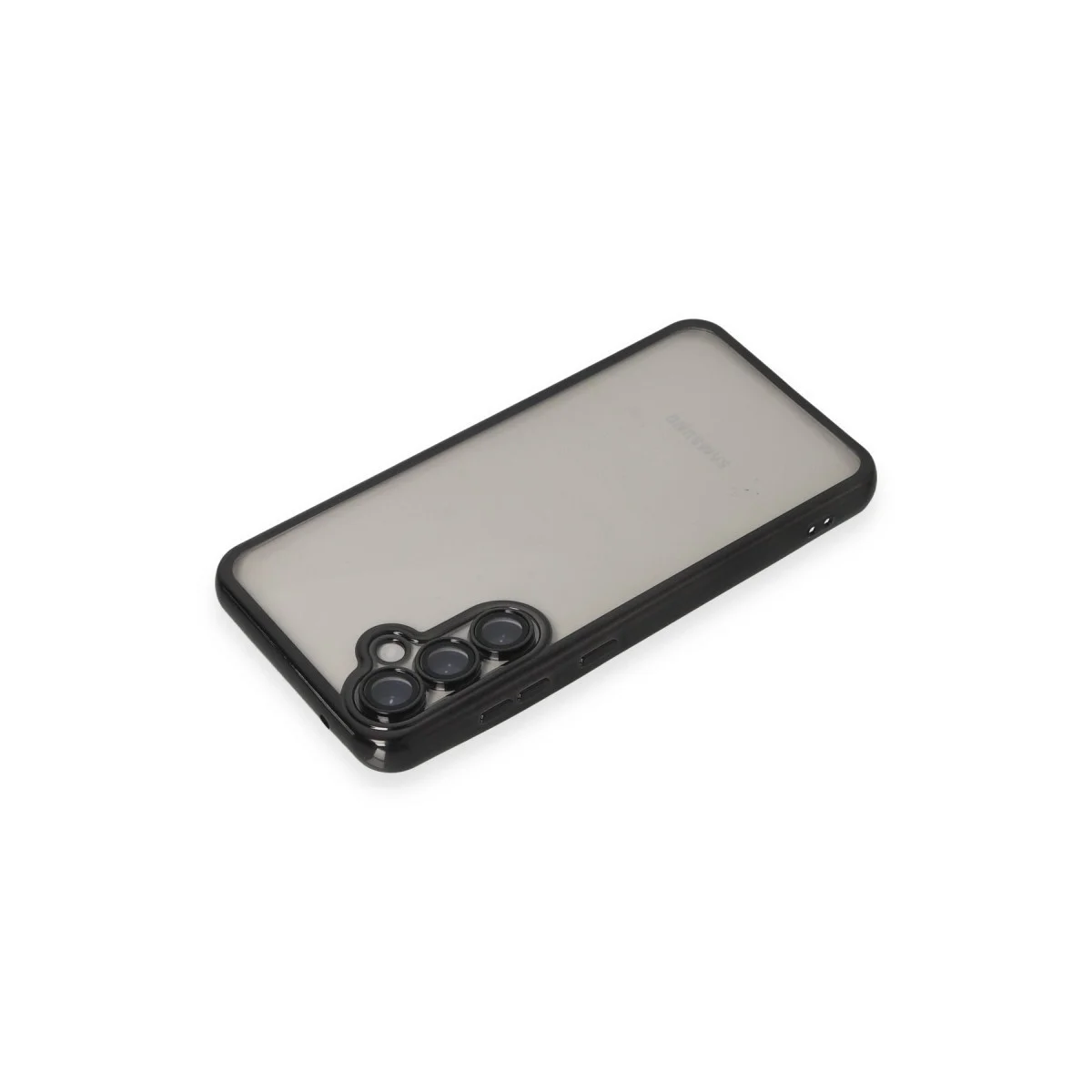 Northcity Galaxy S23 FE Razer Lensli Silikon Kılıf - Siyah - 4 Köşe Hava Yastığı ve Kamera Koruması