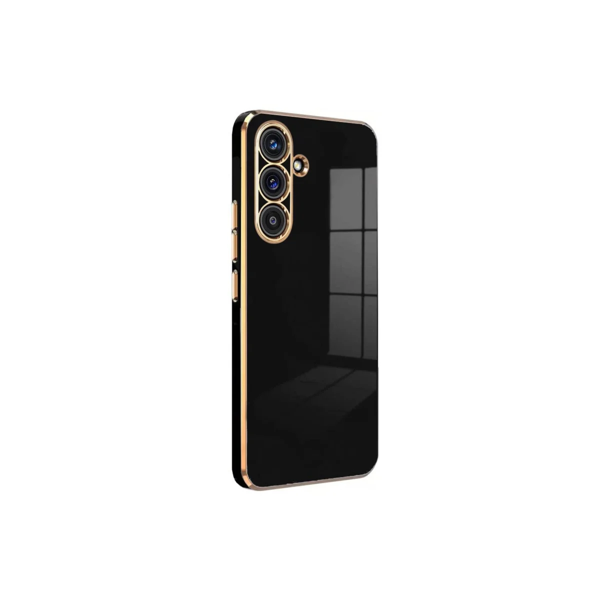 Northcity Galaxy S24 FE Volet Silikon Kılıf - Siyah, Premium Kamera ve Kenar Koruması