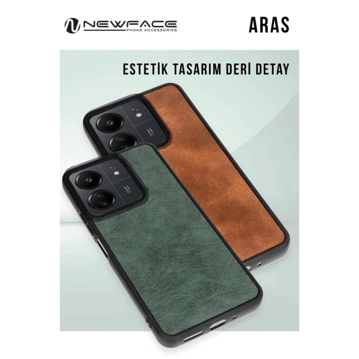 Northcity Galaxy S24 FE Deri Kılıf Siyah Aras Serisi - 360 Derece Koruma ve Şıklık