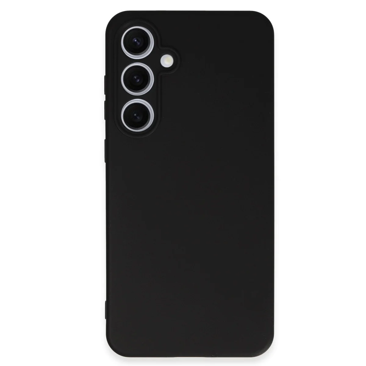 Northcity Galaxy S24 FE Nano İçi Kadife Silikon Kılıf - Siyah