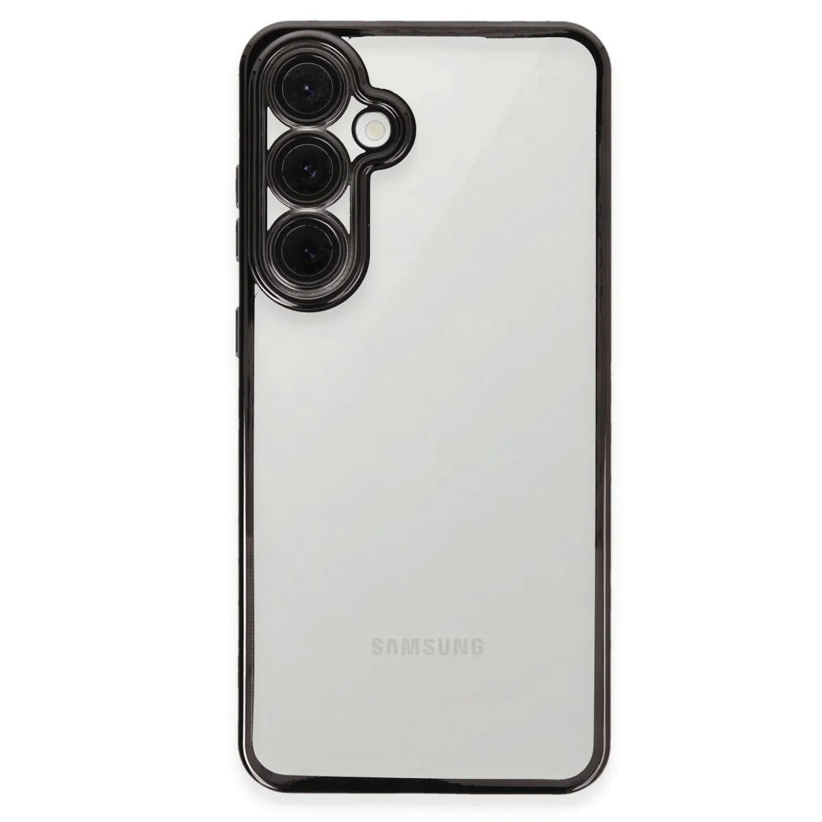 Northcity Galaxy S24 FE Razer Lensli Silikon Kılıf - Şeffaf, Kamera Korumalı ve Hafif