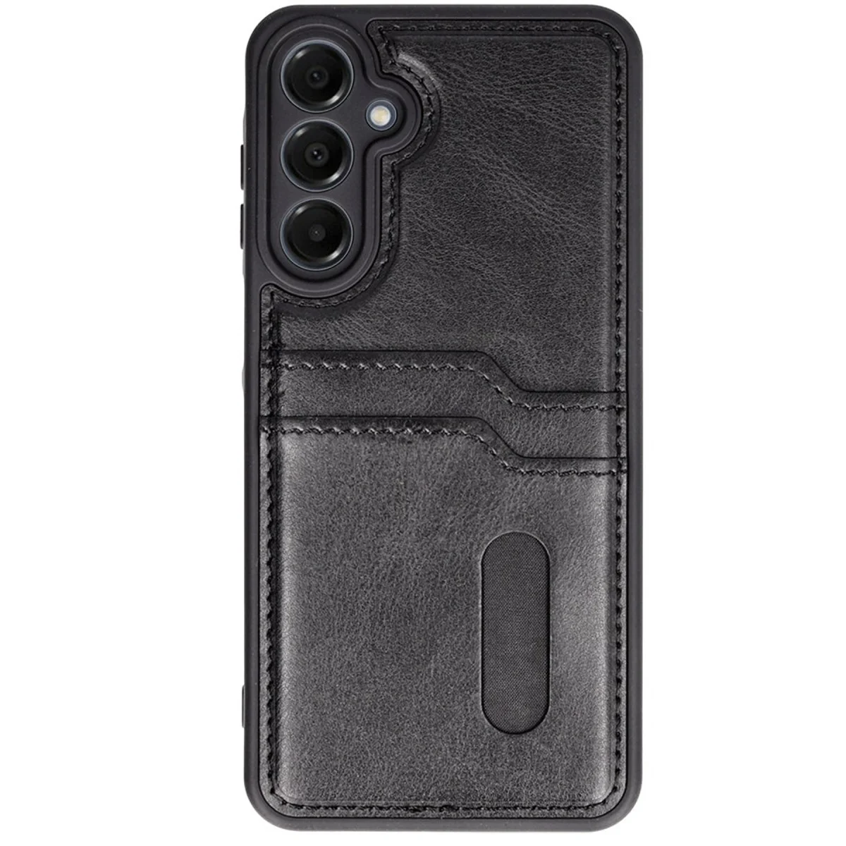 Northcity Galaxy S24 FE Deri Kılıf Sara Kartvizitli Siyah – Premium Koruma ve Pratiklik