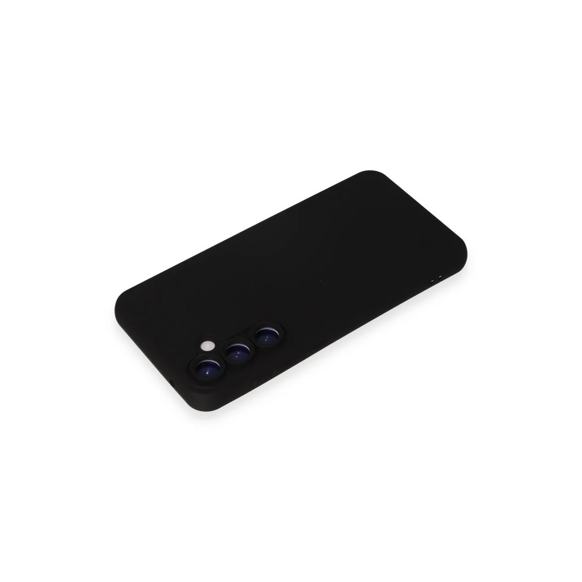 Northcity Galaxy S24 Nano İçi Kadife Silikon Kılıf - Siyah