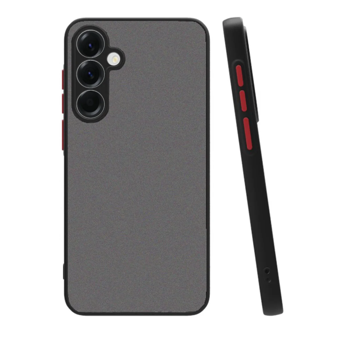 Northcity Galaxy S24 FE Montreal Silikon Kılıf - Kamera Korumalı, Darbe Emici Siyah Kılıf