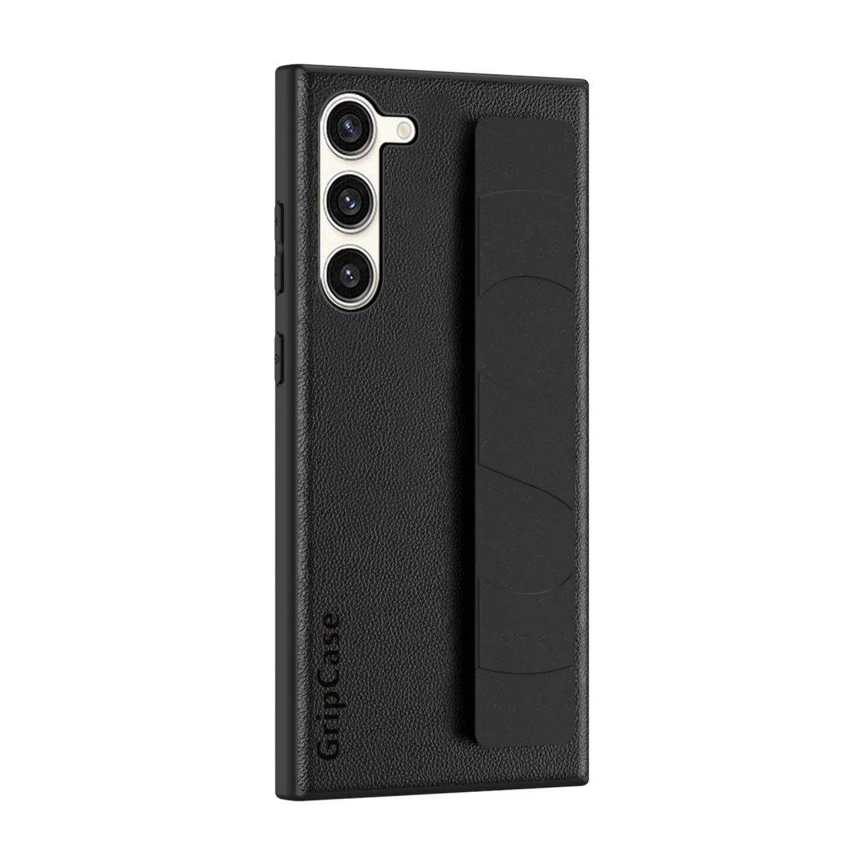 Northcity Galaxy S24 Siyah Kılıf Data Kapak - 9H Cam, Tam Koruma ve Kickstand Özellikli