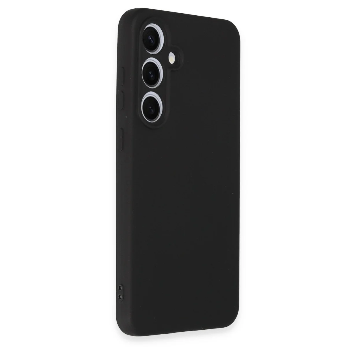 Northcity Galaxy S24 FE Nano İçi Kadife Silikon Kılıf - Siyah