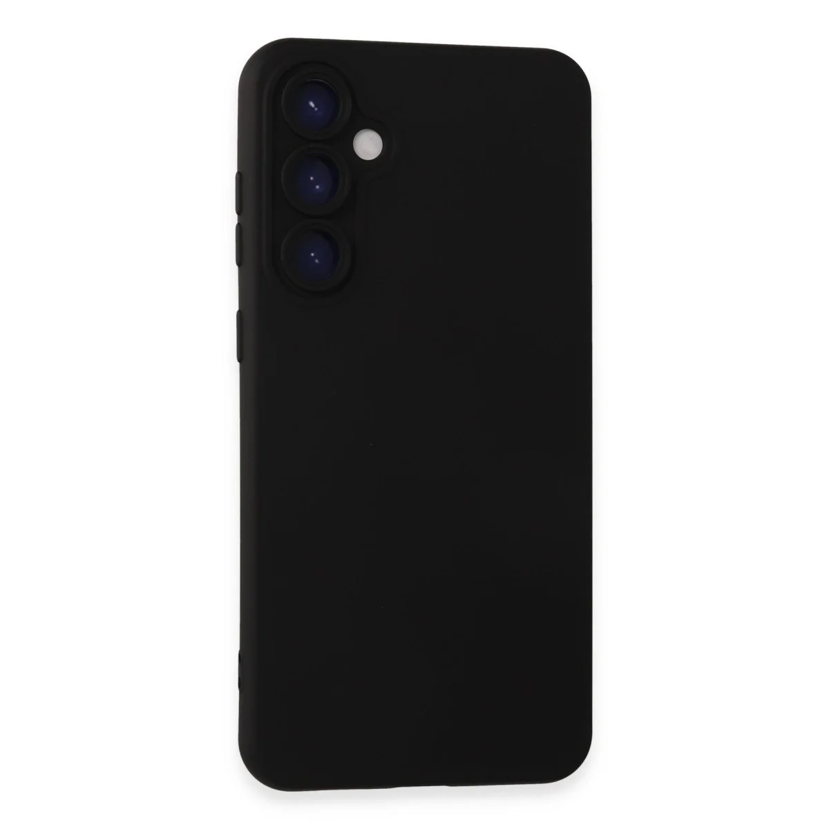 Northcity Galaxy S24 Nano İçi Kadife Silikon Kılıf - Siyah