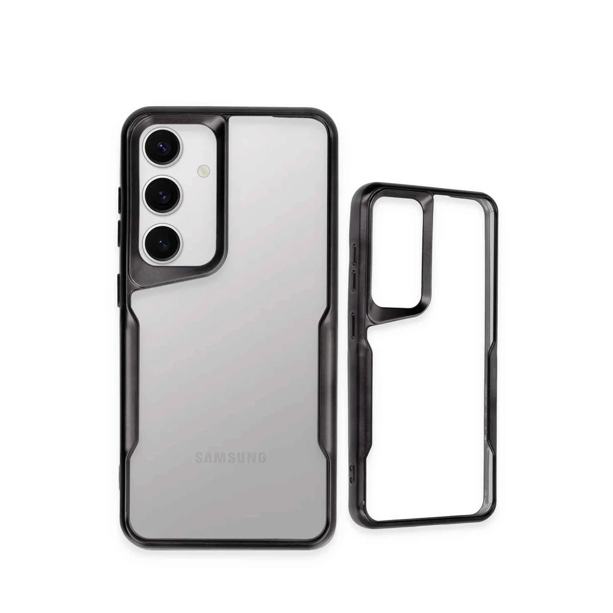Northcity Galaxy S24 Boyi Silikon Kapak - Siyah Mat Kapak (Ultra Hafif ve Kaymaz)