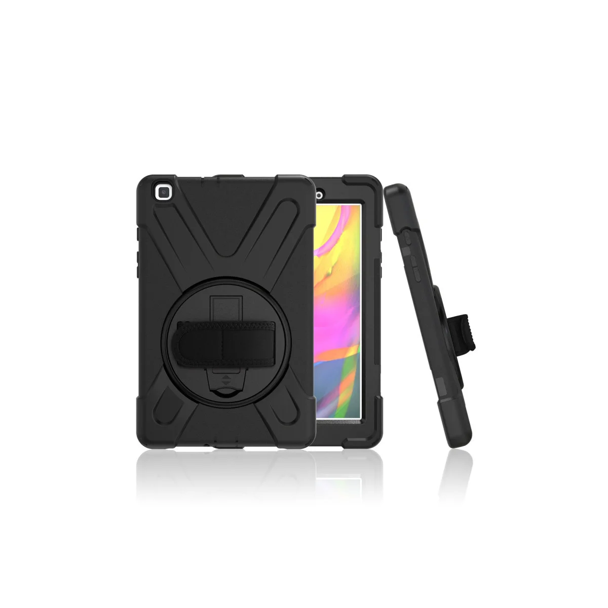 Northcity Galaxy Tab A 8 Kılıf Amazing - 360 Dönüşlü Tablet Kılığı Siyah