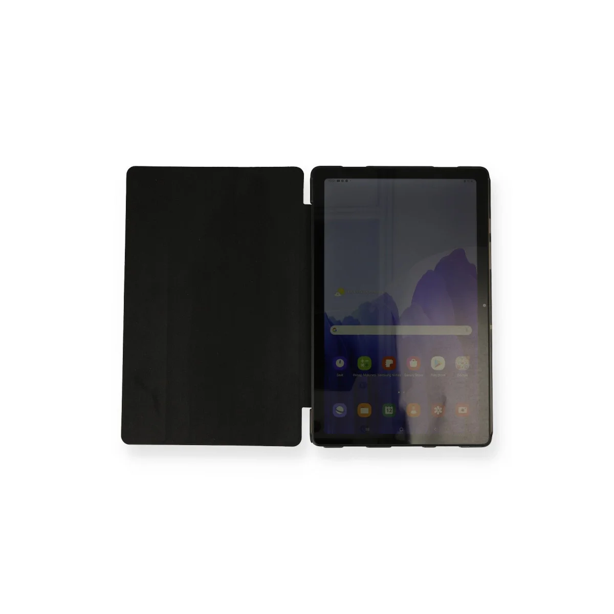 Northcity Galaxy Tab S7 Plus 12.4 Akıllı Kılıf ve Stand - Siyah