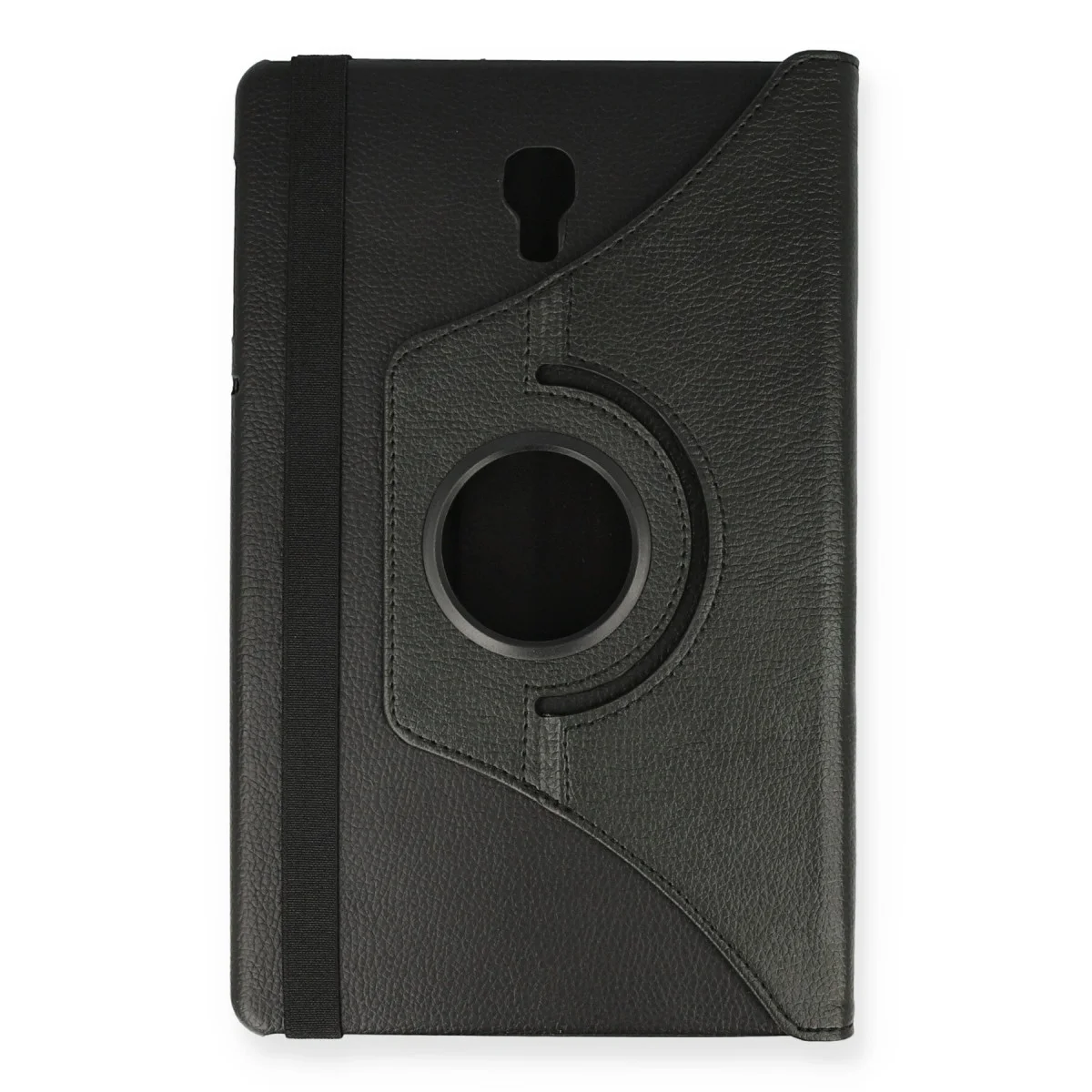 Northcity Galaxy Tab A 10.5 360 Derece Dönebilen Deri Kılıf - Siyah