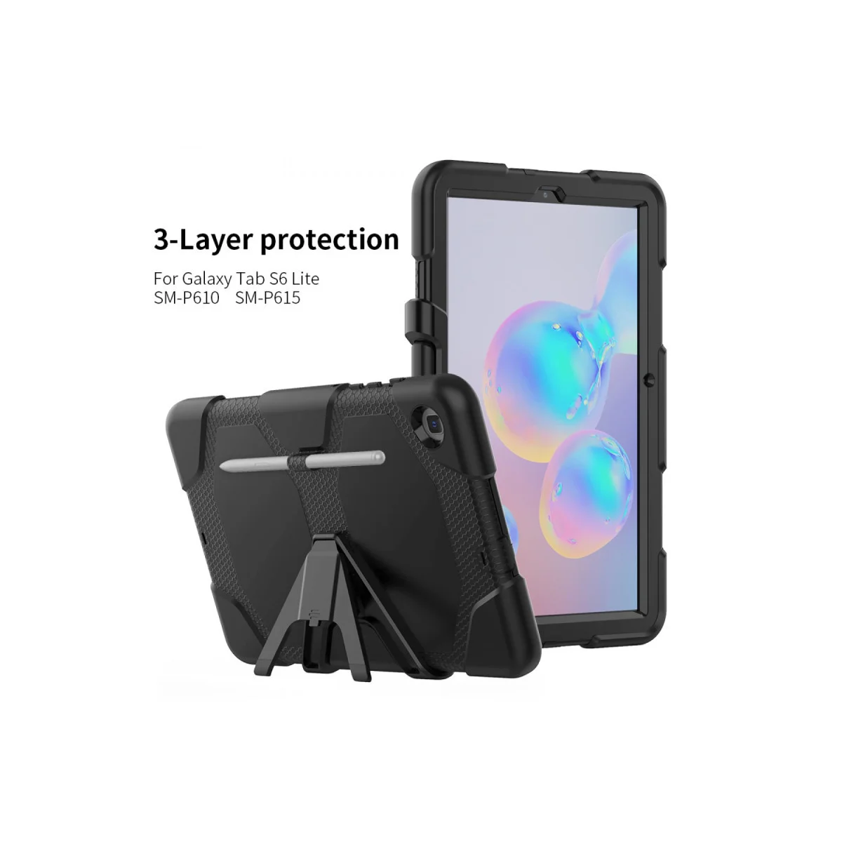 Northcity Galaxy Tab A7 10.4 Tablet Kılıfı - Siyah 360 Dönüşlü Tablet Koruma Kılıfı