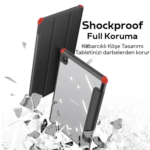 Northcity Galaxy Tab A7 Lite T220-T225 Mıknatıslı Kılıf ve Apple 