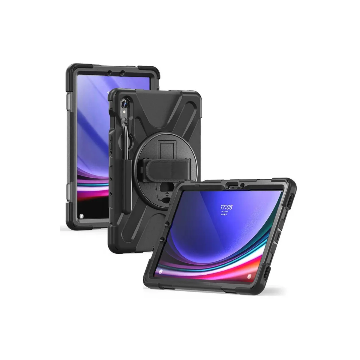 Northcity Galaxy X510 Tab S9 FE 11 Kılıf Amazing Tablet Kapak - Siyah