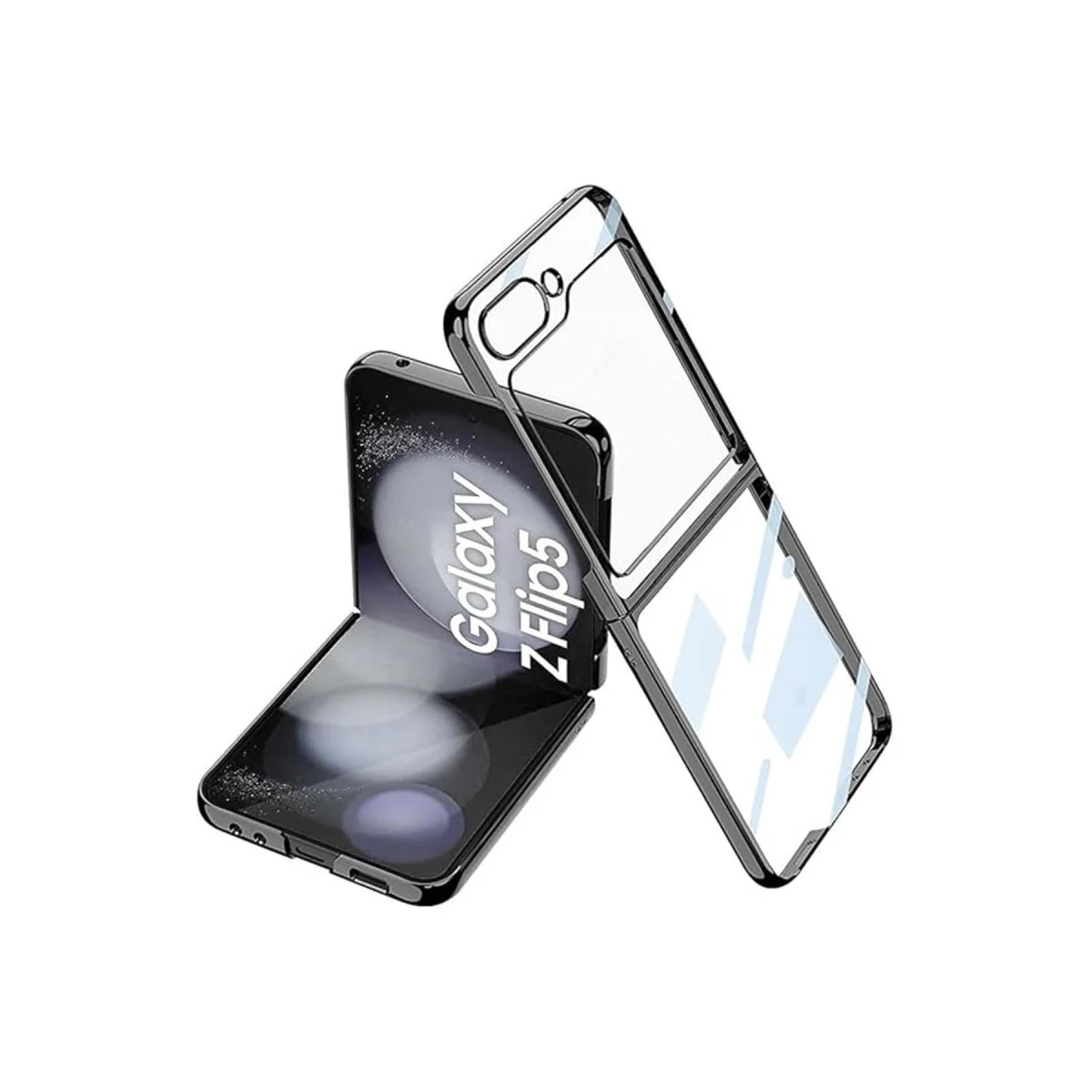 Northcity Galaxy Z Flip 5 Kılıf Fold Element Kapak - Siyah, Estetik ve Korumalı Tasarım