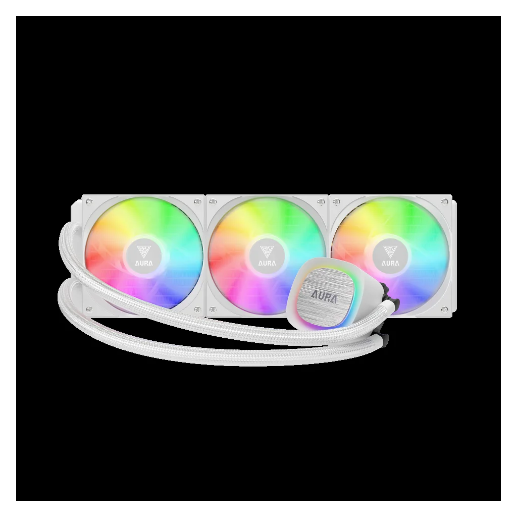 Gamdias Aura GL360 V2 WH 360mm RGB 3 Fanlı CPU Sıvı Soğutma - Performanslı White Edition