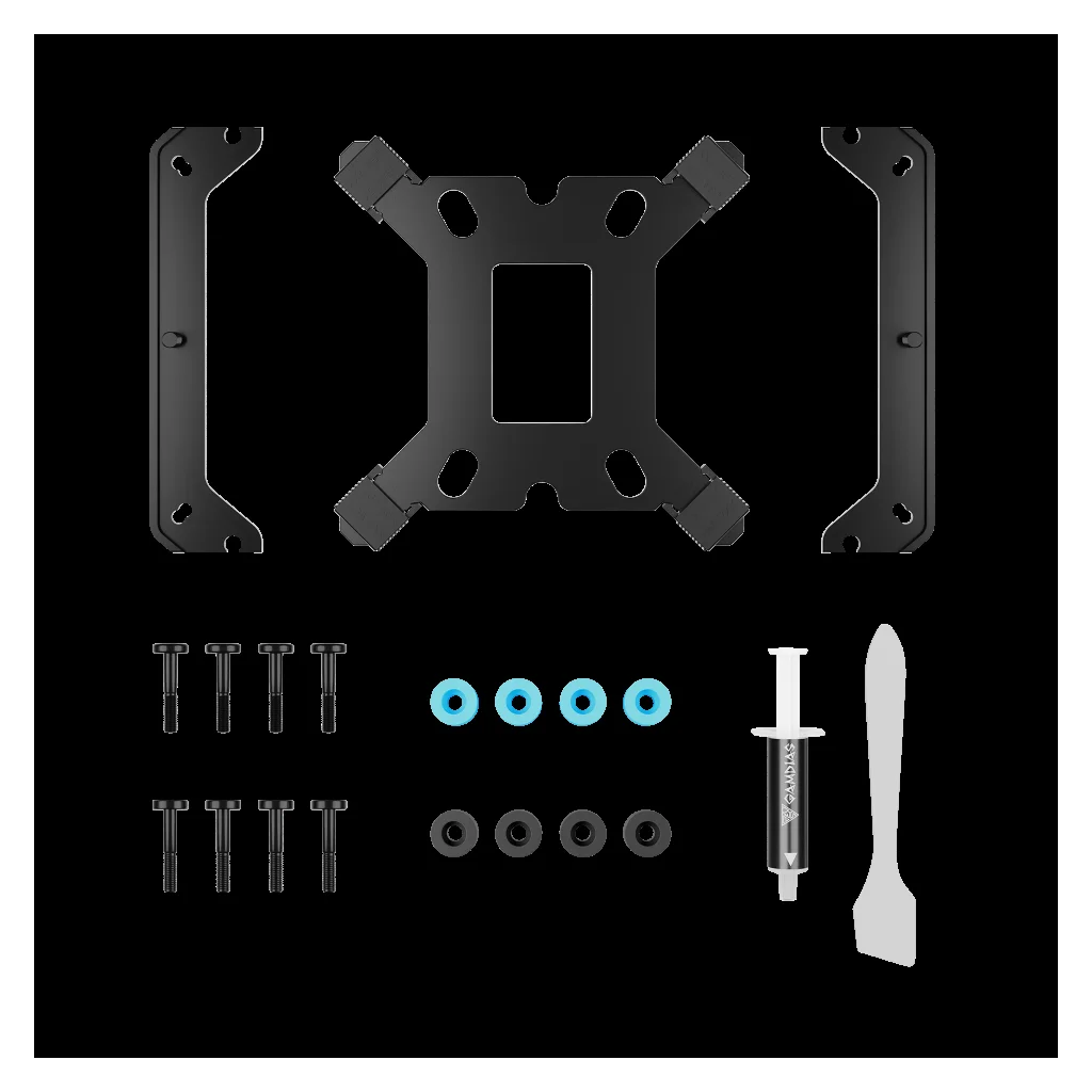 GAMDIAS BOREAS E2-410 Black Edition 120mm CPU Hava Soğutucu - AMD AM4/AM5 & Intel LGA Uyumlu