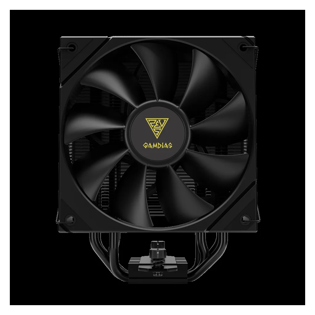 GAMDIAS BOREAS E2-410 Black Edition 120mm CPU Hava Soğutucu - AMD AM4/AM5 & Intel LGA Uyumlu