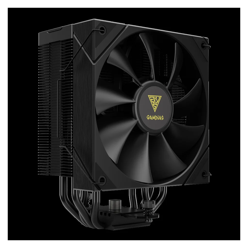 GAMDIAS BOREAS E2-410 Black Edition 120mm CPU Hava Soğutucu - AMD AM4/AM5 & Intel LGA Uyumlu