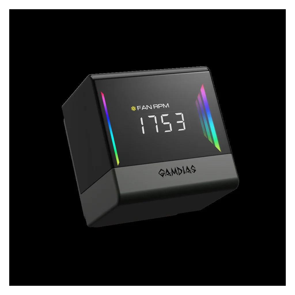 Gamdias CHIONE E4-240 240mm ARGB CPU Soğutucu - Dijital Ekranlı ve 2 Fanlı