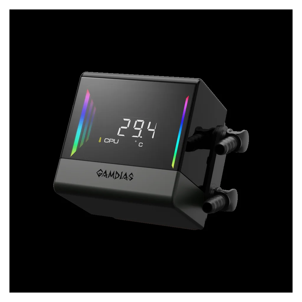 Gamdias CHIONE E4-360 360mm ARGB 3 Fanlı Dijital Ekranlı CPU Sıvı Soğutucu - Northcity Güven