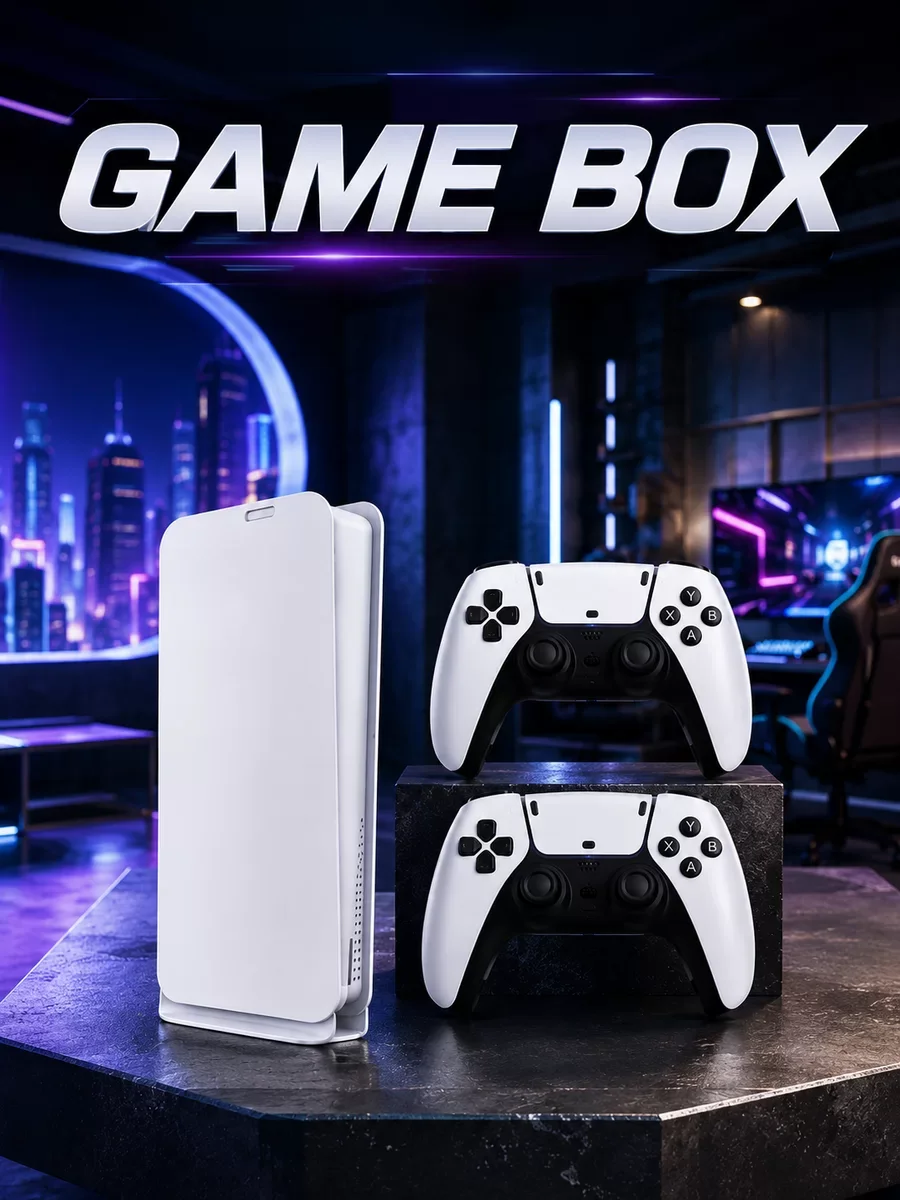 Northcity Game Box 3D Çift Oyun Kolu 4K HD Ekran 20000+ Oyun Seçe