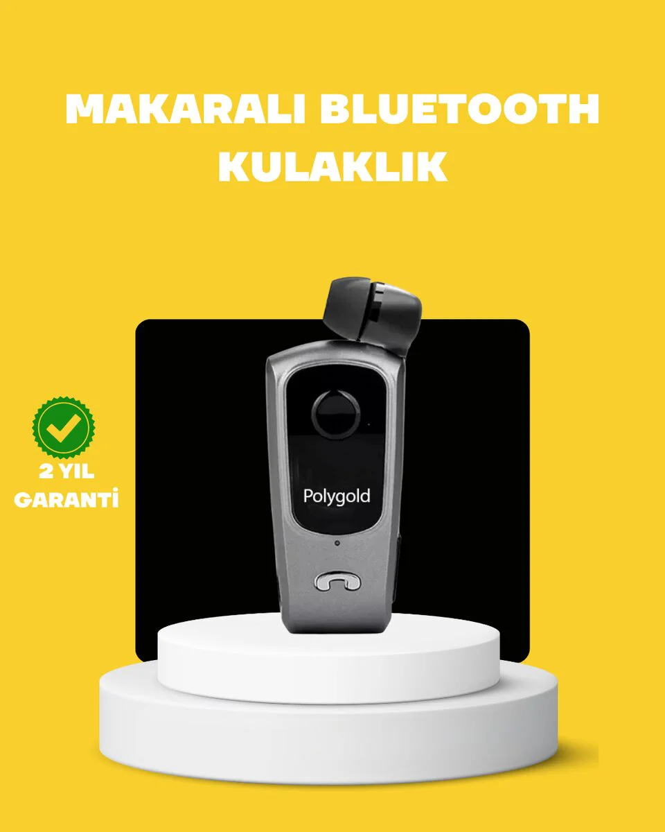 Northcity Geri Çekilebilir Kablolu Bluetooth İş Kulaklığı - Uzun 