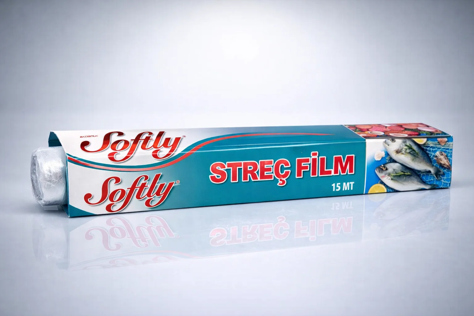 Gıda Streç Film 15 Metre Şeffaf Mutfak Saklama Folyo - Hijyenik ve Pratik Koruma