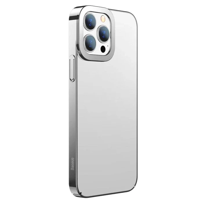 Glitter iPhone 13 Pro Kılıf – Sararmayan Şeffaf PC + Renkli Kenar