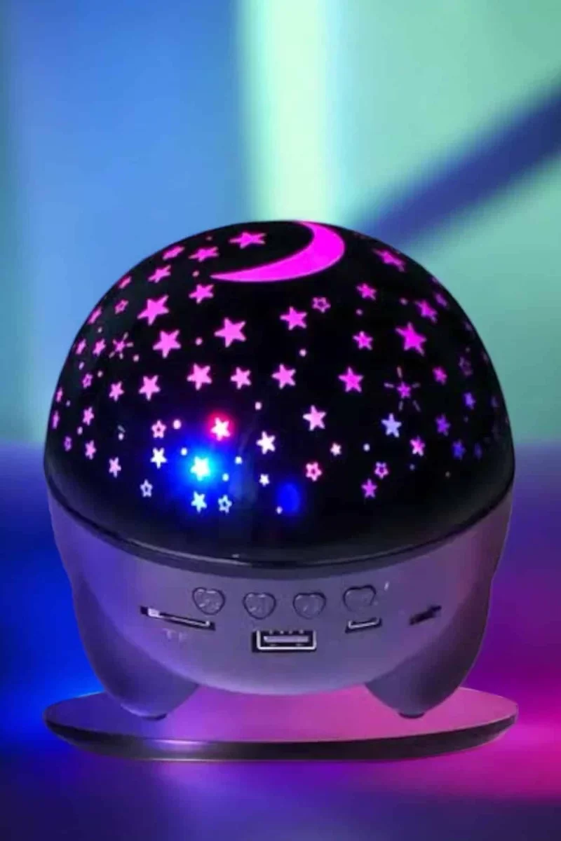 Northcity Gökyüzü Temalı Bluetooth Hoparlörlü Şarjlı Çocuk Gece L