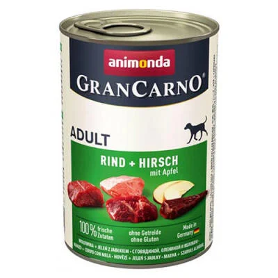 Northcity GranCarno Sığır Etli Elmalı ve Geyik Etli Yetişkin Köpek Konservesi 400 Gr