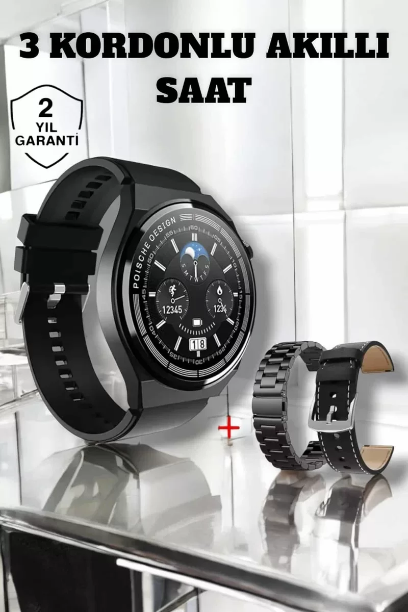 Northcity GT3 Max Akıllı Saat - Uyku Takibi, Sağlık İzleme ve Spo
