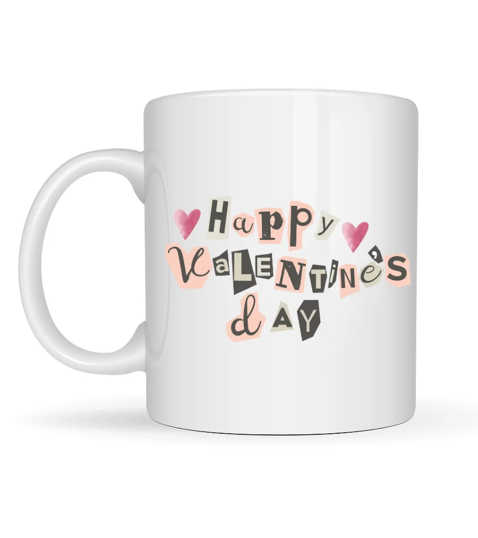 Northcity Happy Valentine’s Day Porselen Kupa – Sevgililer Günü İ